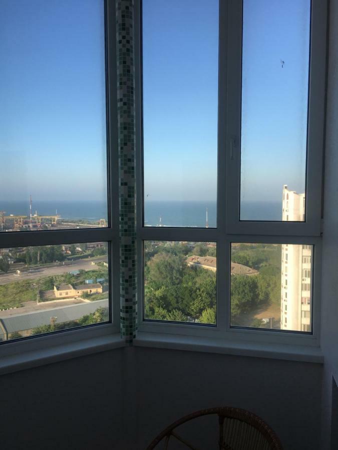 Flat with the sea view Apartment Chornomorsk Exterior photo
